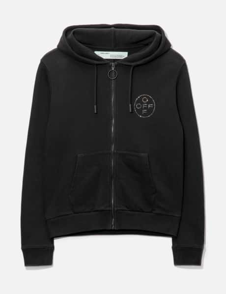 Off-White™ OFF WHITE™ BLING BLING ZIP UP HOODIE