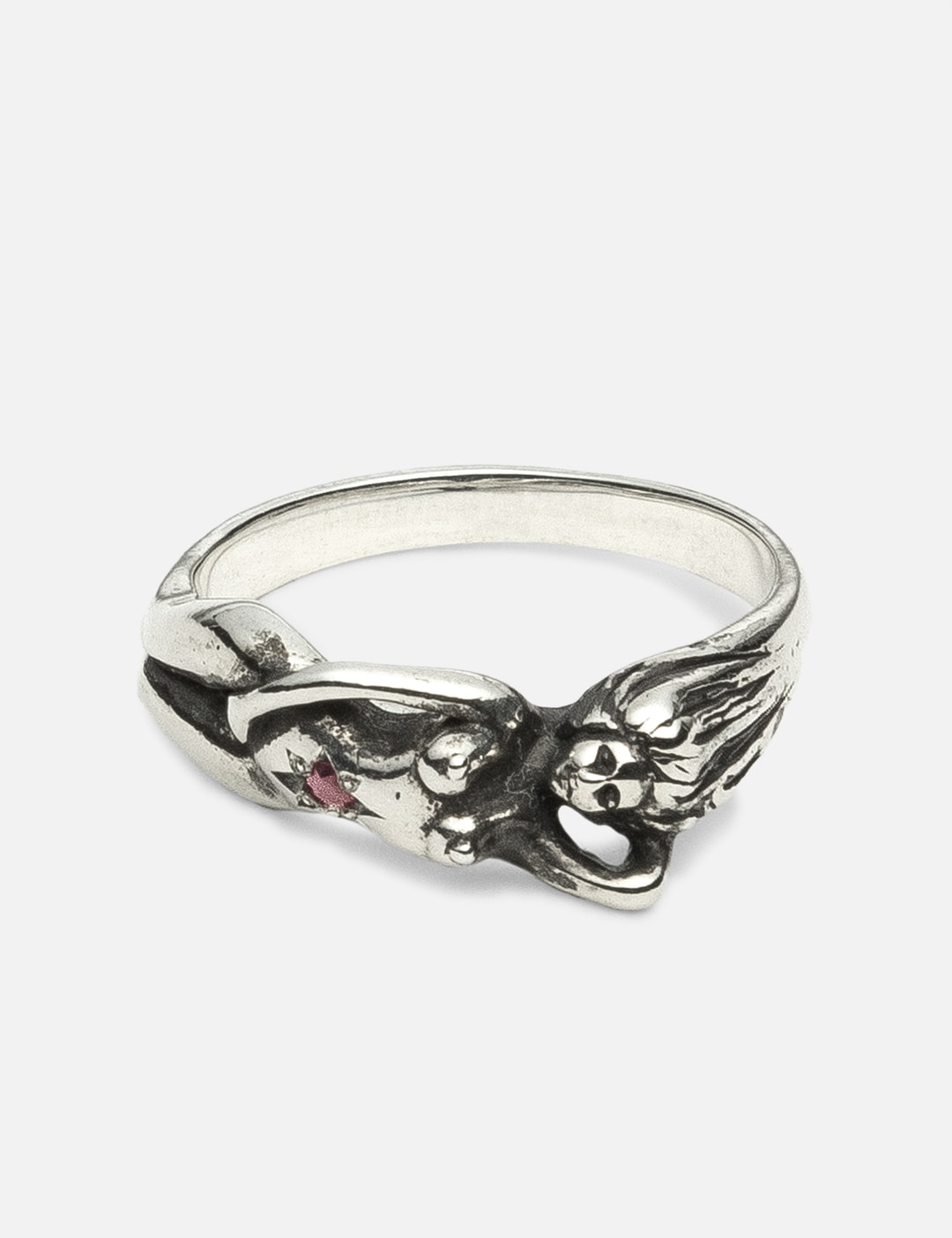 Wacko Maria - NUDE RING JEWEL ( RUBY ) | HBX - ハイプビースト 