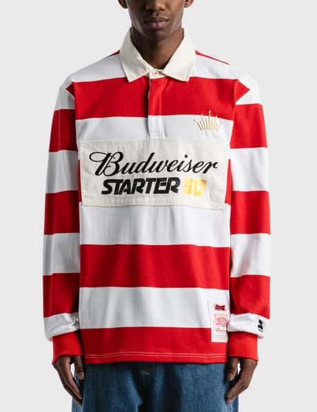 Starter Budweiser x Starter Varsity Stripe Rugby Shirt