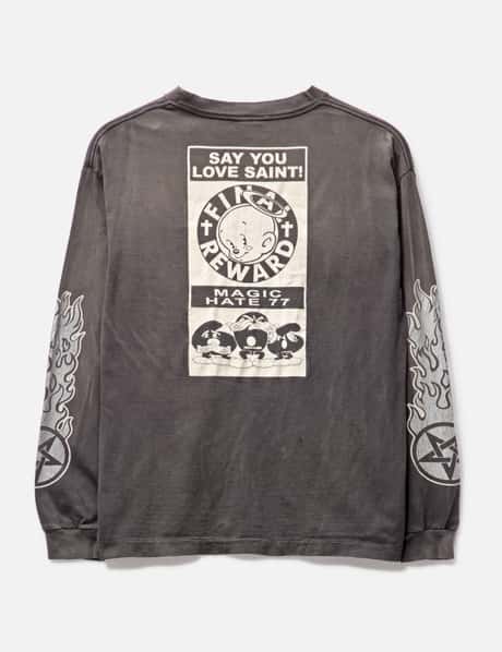 Saint Michael - Fire Baby Long Sleeve T-shirt | HBX - Globally 