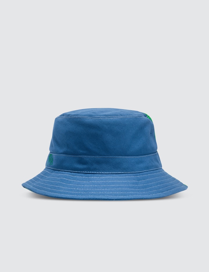 Green & Blue Color-blocked Bucket Hat Placeholder Image