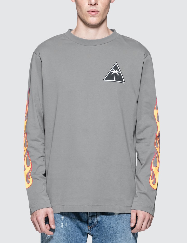 Palms And Flames L/S T-Shirt Placeholder Image