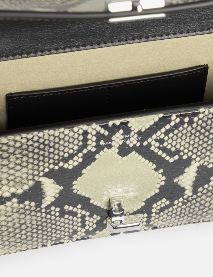 TOTEME T-Lock Python-Embossed Crossbody