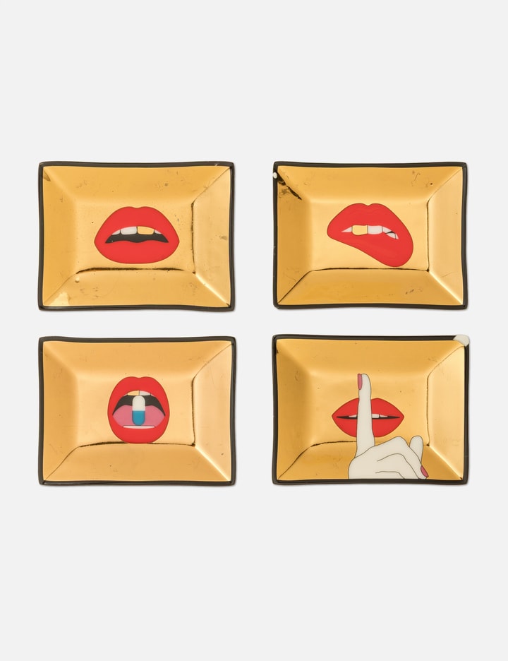 Full Dose Petite Tray Gold (Set Of 4) Placeholder Image