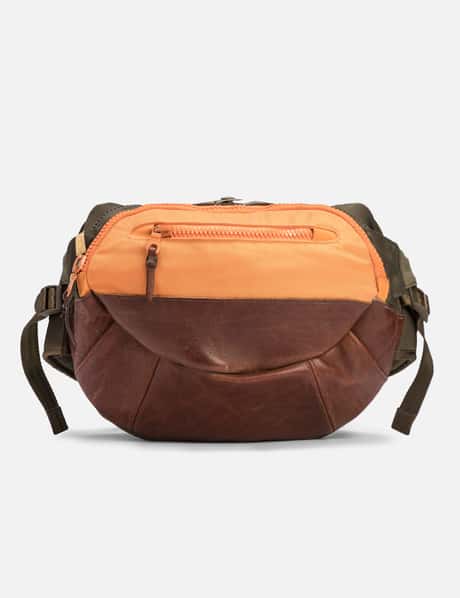 Visvim Visvim Leather-nylon Panelled Waist Bag