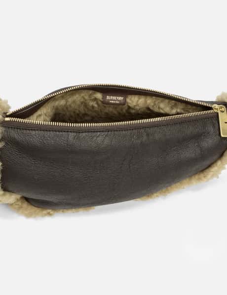 Small Shield Shearling Bag view 12