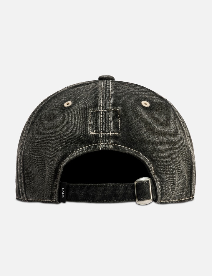 Washed Denim Gothic Oval 6 Panel Cap Placeholder Image