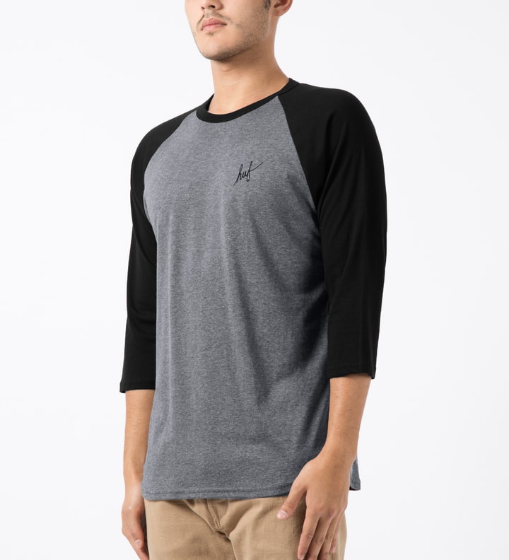 Heather Grey/Black Classic H Script Raglan Placeholder Image