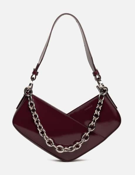 Dienèe Venere Cube Burgundy Semi Patent Leather