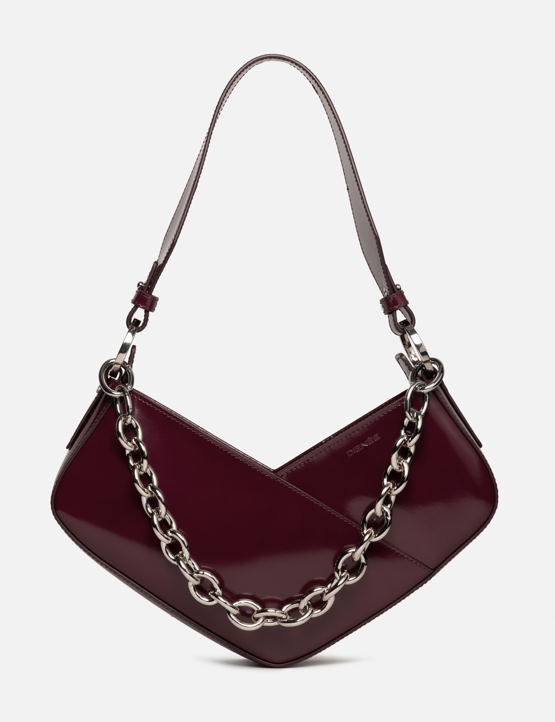 Venere Cube Burgundy Semi Patent Leather view 16