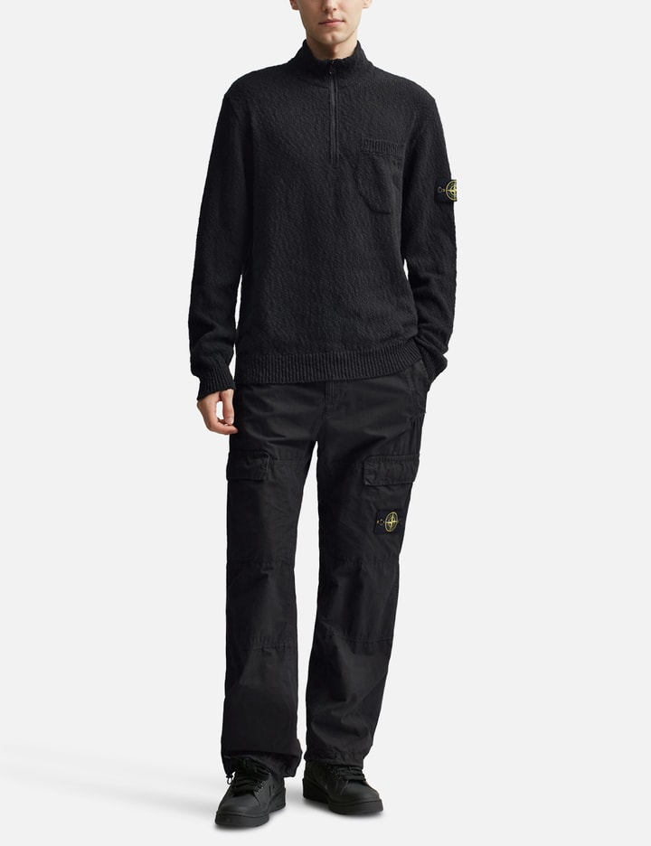 Shop Stone Island Crewneck Knit In Black