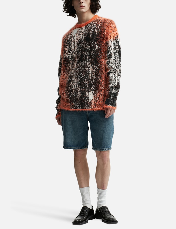 Gradient Hairy Knit Sweater Placeholder Image