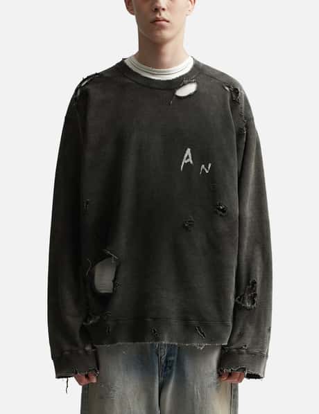 ANCELLM - Crash Uneven Over Sweatshirt | HBX - Globally Curated 