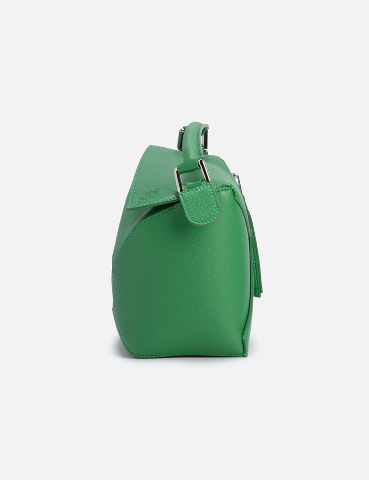 Loewe Small Puzzle Shoulder Bag In Green