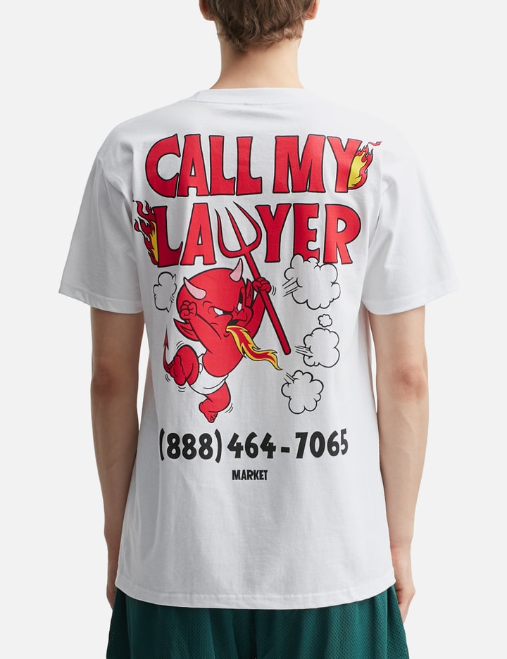Market x Hot Stuff Call My Lawyer T-shirt Placeholder Image