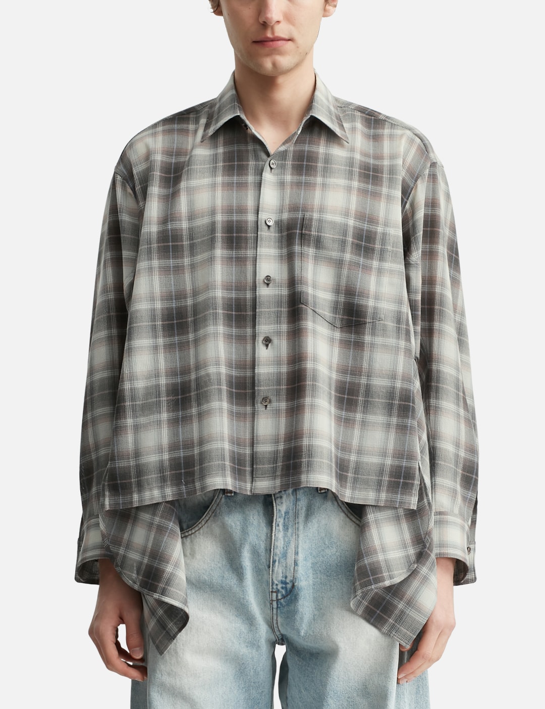 Double-End Fresco Flannel Check Shirt view 19