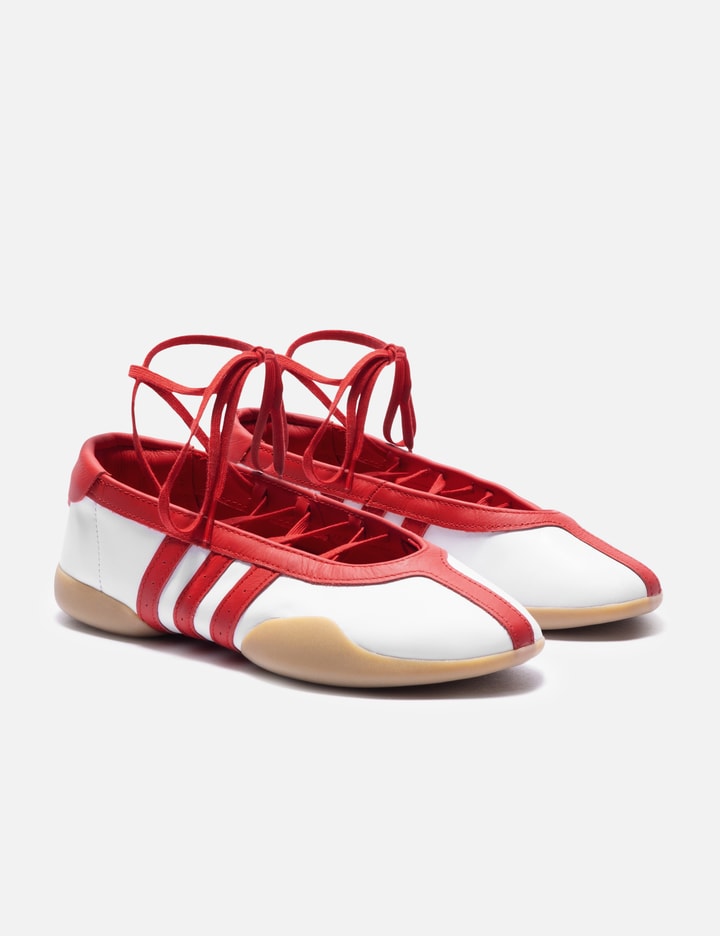 Adidas Originals Taekwondo Mei Ballet Leather Sneakers In Red