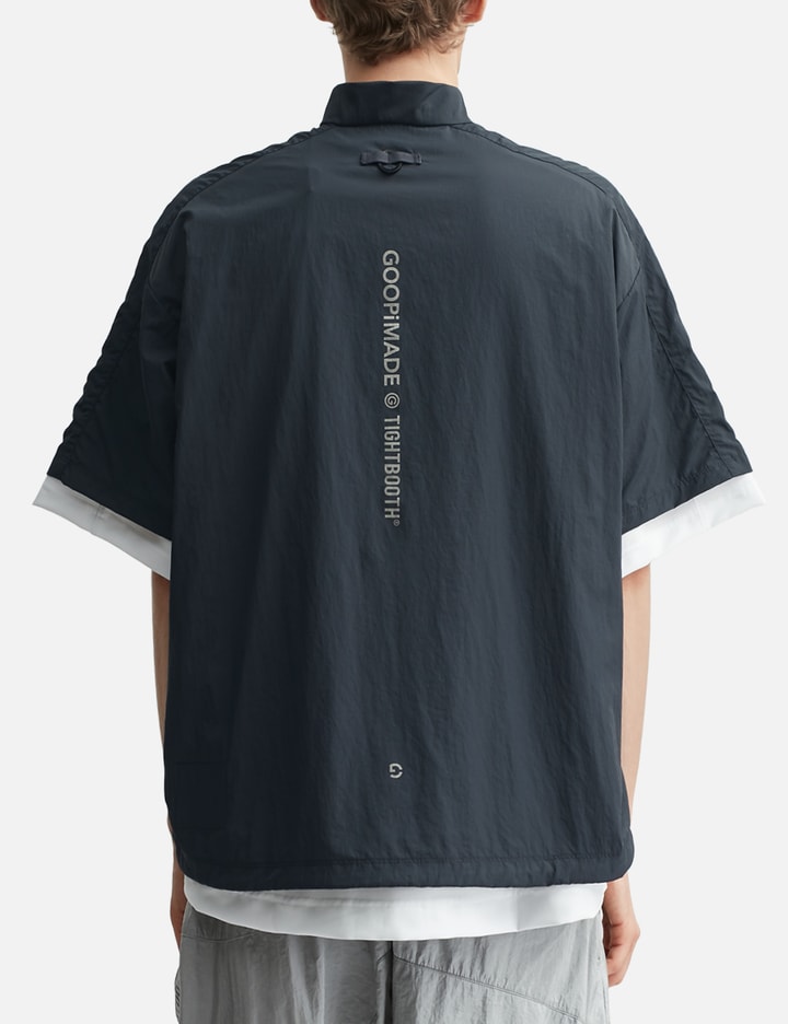 Goopimade X Tightbooth “gtb-03s” Tech Uniform Zip Shirt In Blue