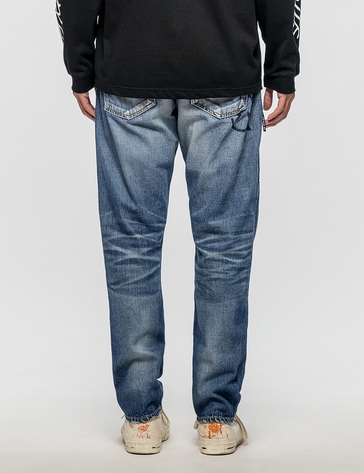 Three Years Wash Tapered 9/10 Cropped Length Denim Jeans Placeholder Image