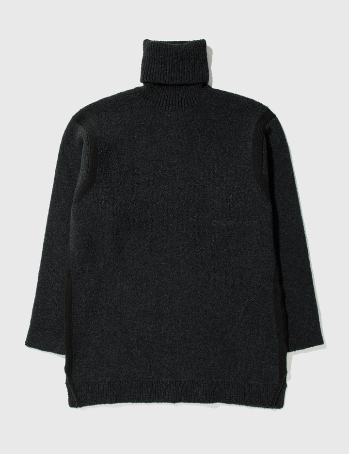 Micro Bouclé Knit Turtleneck Sweater Placeholder Image