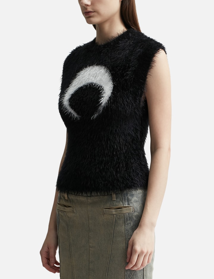 Wild Fluffy Knit Sleeveless Pullover Placeholder Image