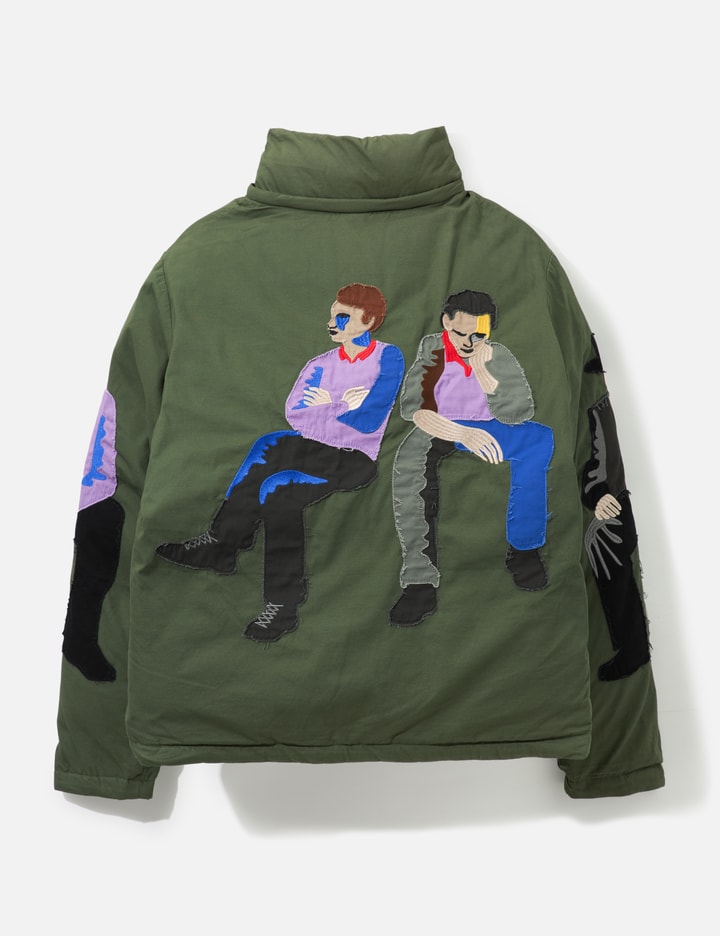 KidSuper Subway Car Patchwork Puffer