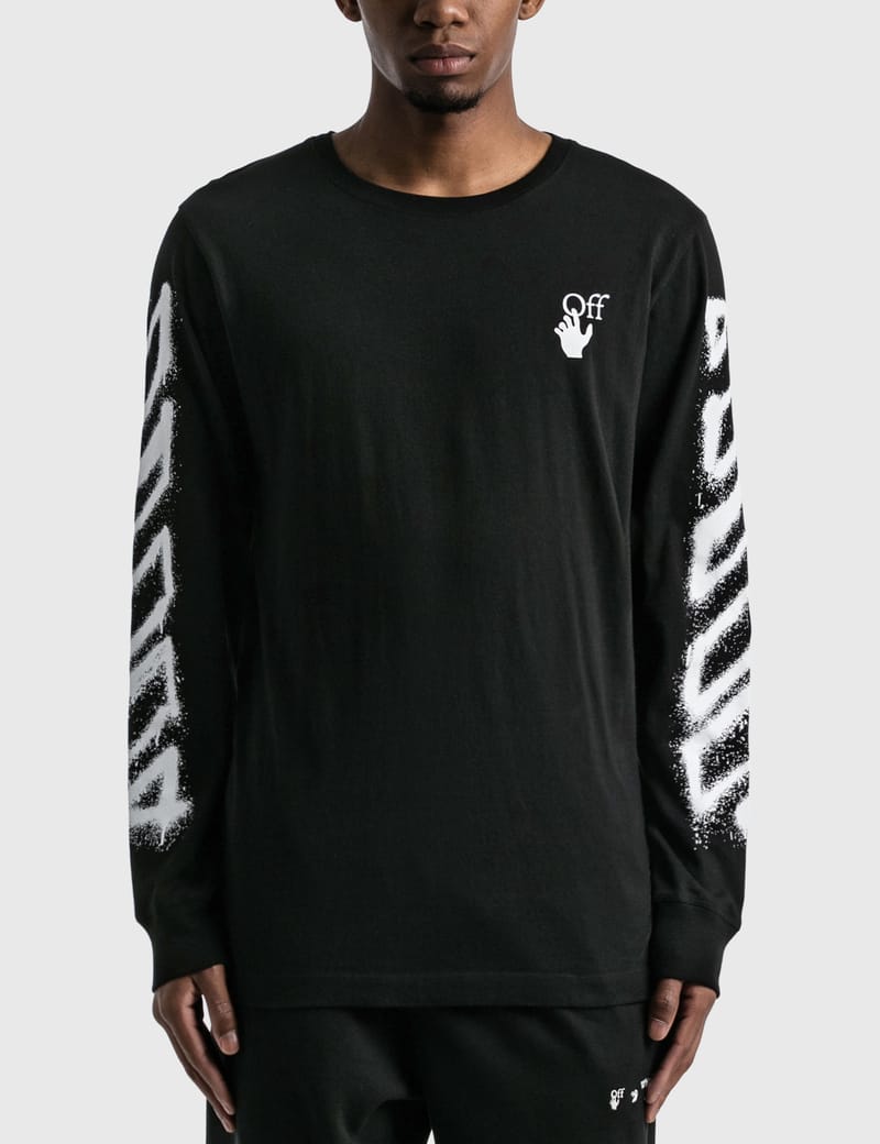 off white spray long sleeve