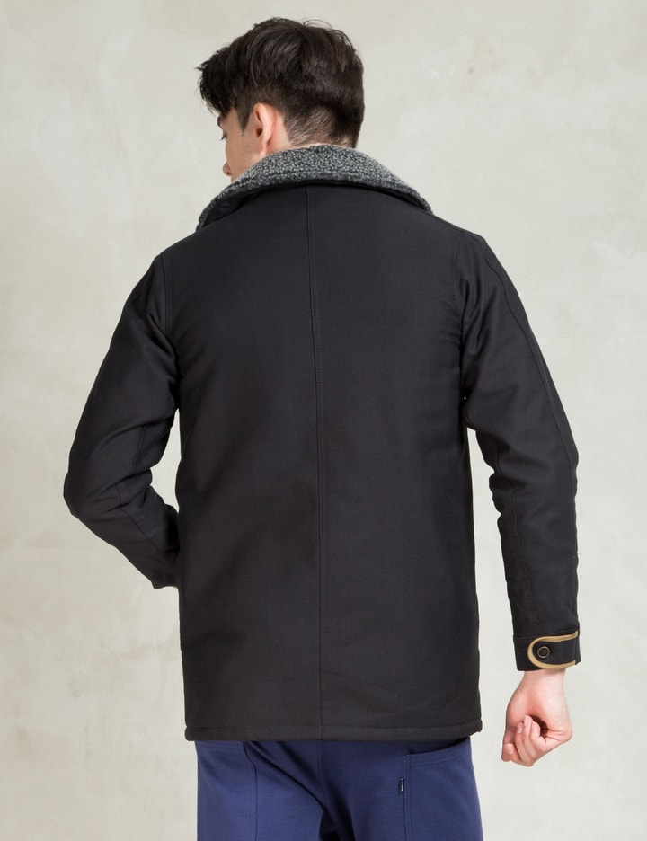 Black Fur Collar Safari Jacket Placeholder Image