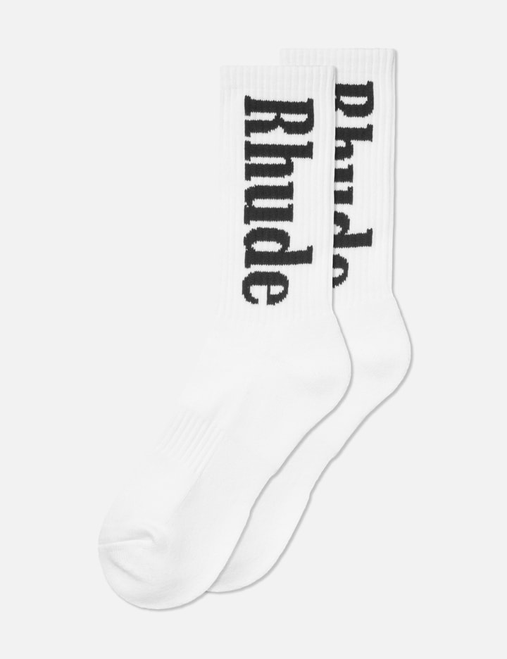 RHUDE VERTICAL LOGO SOCK Placeholder Image