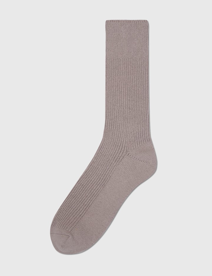 Recycled Cotton Ribbed Crew Socks Placeholder Image