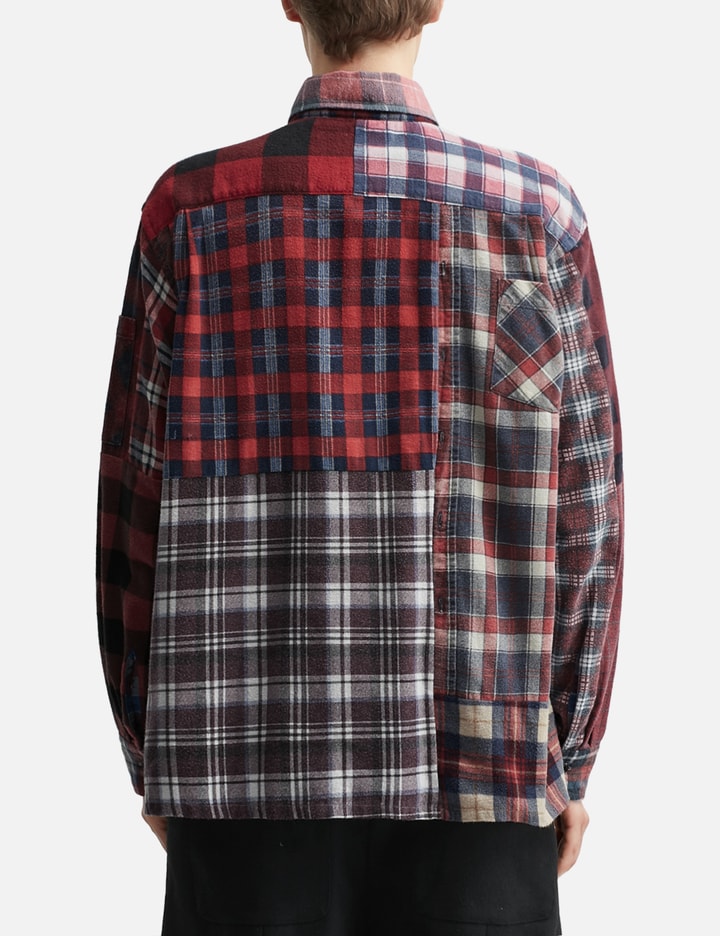 Straight Hem Flannel Shirt Placeholder Image