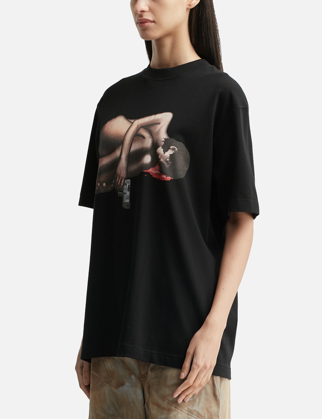 Naked Loner Black T-Shirt view 14