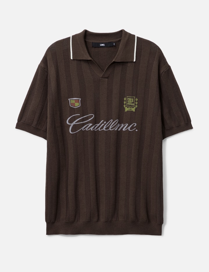 Mesh Knit Polo Shirt Placeholder Image