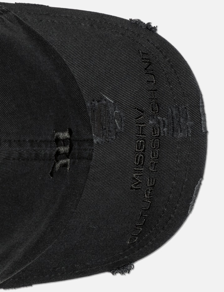 Shop Misbhv Culture Research Unit Washed Cap In Black