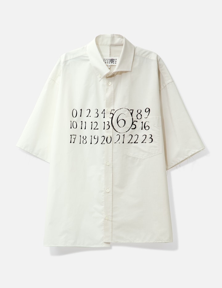 Asymmetric poplin shirt Placeholder Image