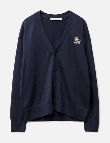 Maison Kitsuné DRESSED FOX PATCH RELAXED CARDIGAN