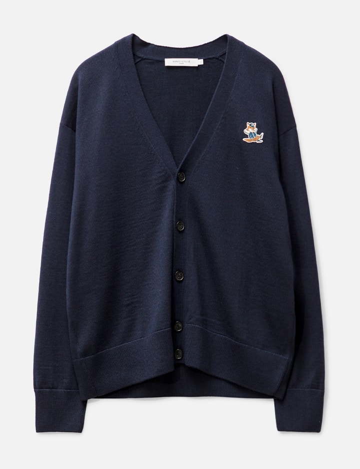 DRESSED FOX PATCH RELAXED CARDIGAN Placeholder Image