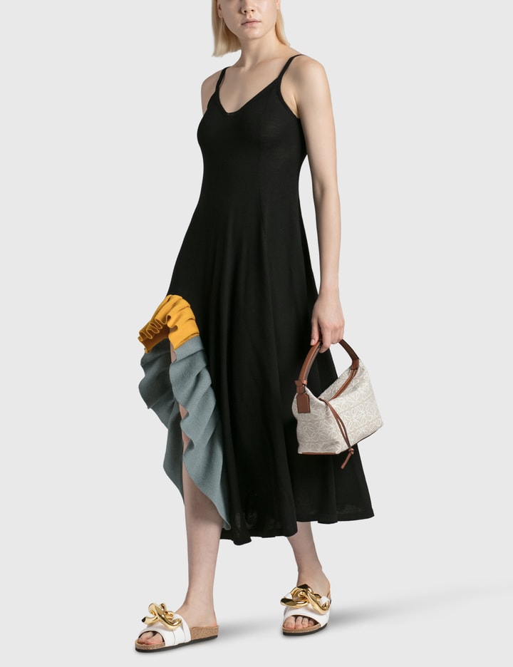 Ruffle Knit Midi Dress Placeholder Image