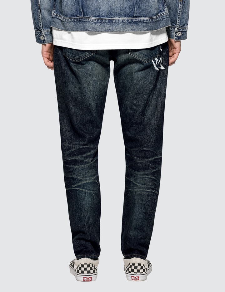 Denim By Vanquish & Fragment One Year Wash Tapered Denim Jeans