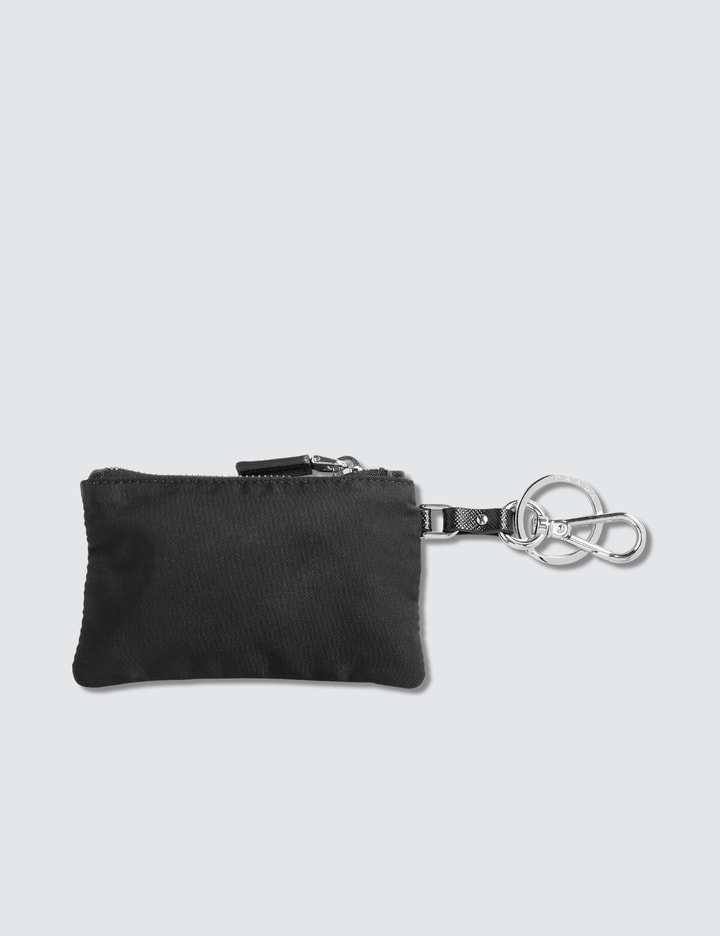 Prada Zip Around Chain Wallet in Black for Men