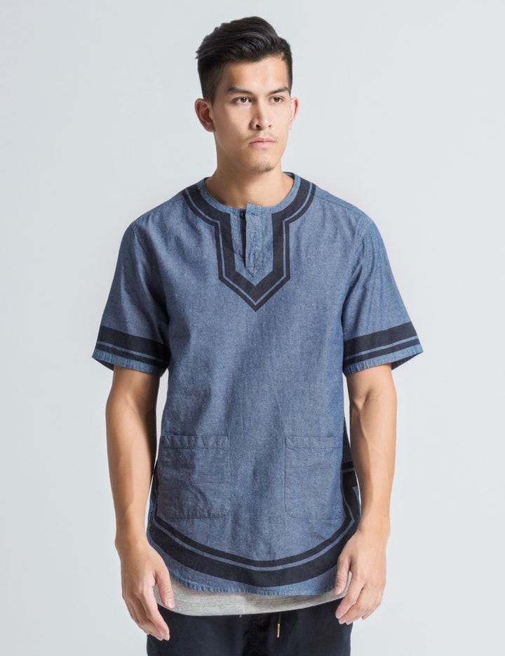 10.Deep Indigo DVSN Dashiki Shirt