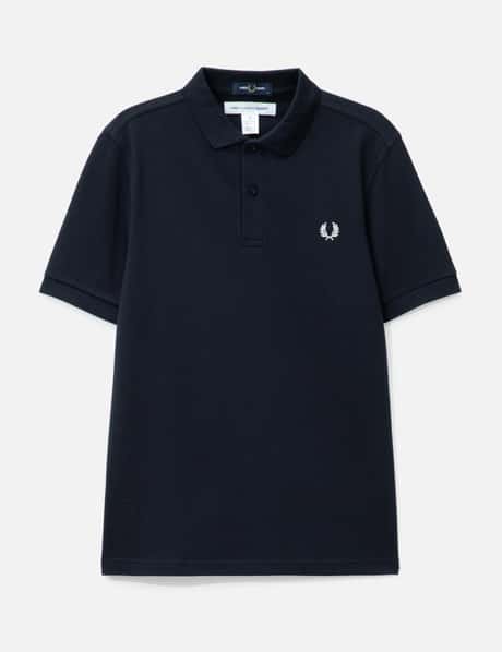 CDG SHIRT CDG Shirt X Fred Perry Short Sleeve Polo "Freedom is energy"