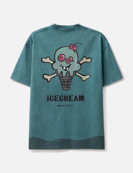 Grocery GROCERY X ICECREAM SNOW WASHED CONES AND BONES POCKET TEE