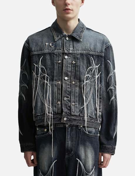 THUG CLUB - Tribal Tree Denim Jacket | HBX - Globally Curated  