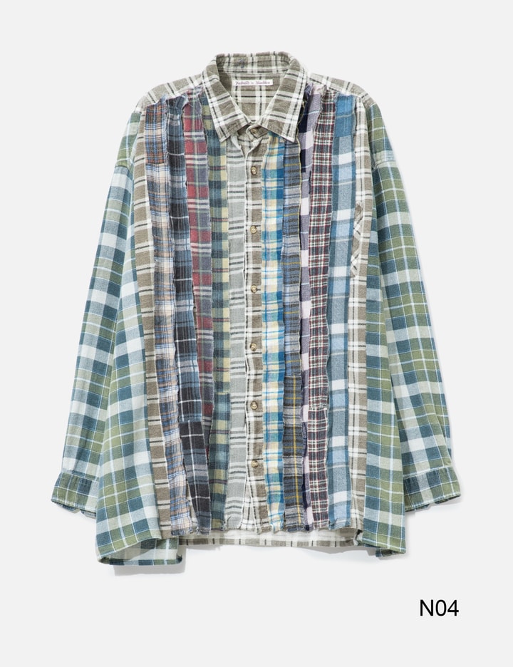 Needles Flannel Shirt - Ribbon Wide Shirt