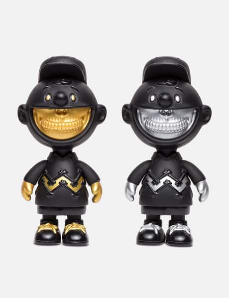 Ron English Charlie Brown Grin Silver & Gold by Made by Monsters x Ron English Set