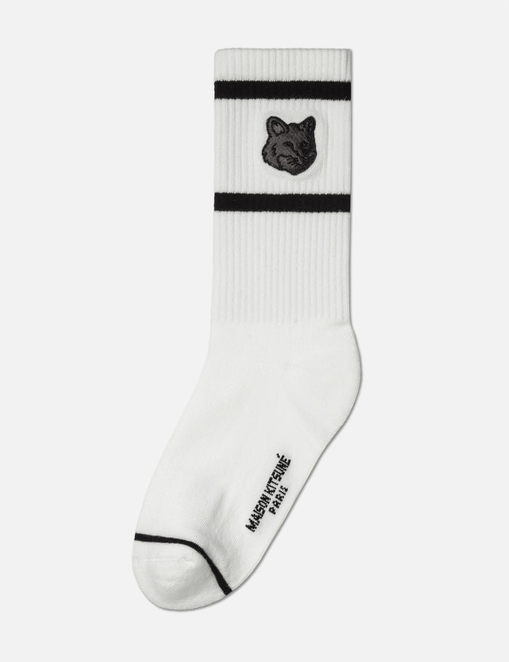 Bold Fox Head Sporty Socks Placeholder Image