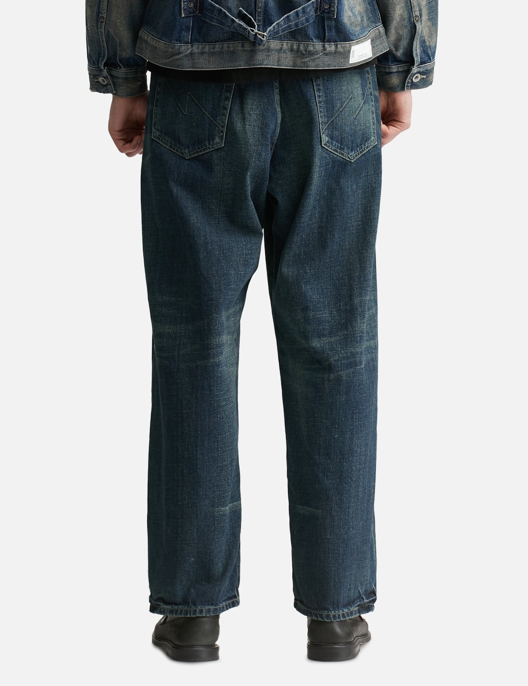 Washed Denim DP Wide Pants view 19