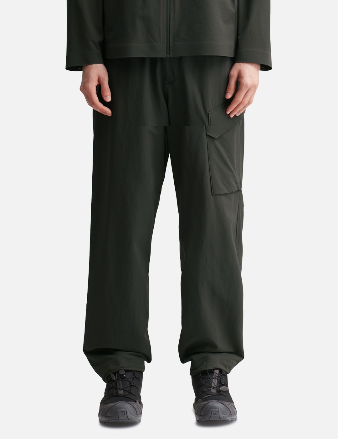 Textured Stretch Nylon Stellina Jogger Trousers view 12