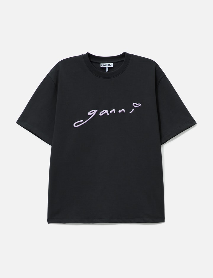Ganni T-Shirt In Grey